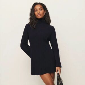Reformation Ozzy Sweater Dress Blue - Size XS